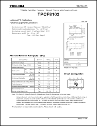 Click here to download TPCF8103_07 Datasheet