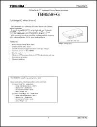 Click here to download TB6559FG Datasheet
