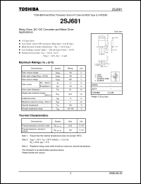 Click here to download 2SJ681 Datasheet