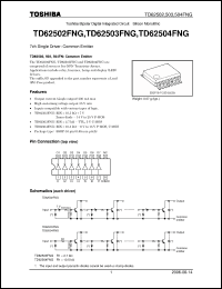 Click here to download TD62502FNG Datasheet