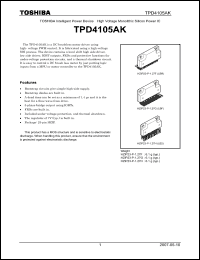 Click here to download TPD4105AK Datasheet