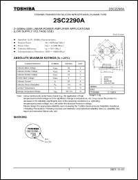 Click here to download 2SC2290A_07 Datasheet