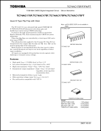 Click here to download TC74AC175F_07 Datasheet