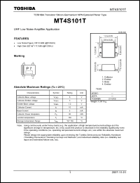 Click here to download MT4S101T_07 Datasheet