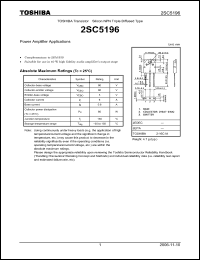 Click here to download 2SC5196_06 Datasheet