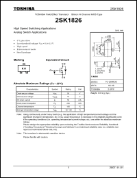 Click here to download 2SK1826_07 Datasheet