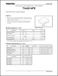 Click here to download TA4014FE Datasheet