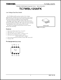 Click here to download TC7WBL125AFK Datasheet