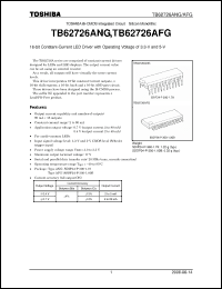 Click here to download TB62726AFG Datasheet