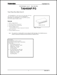 Click here to download TA84006F Datasheet