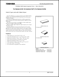Click here to download TC74VHC373FK Datasheet
