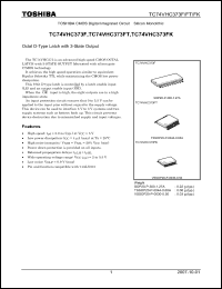 Click here to download TC74VHC373F_07 Datasheet