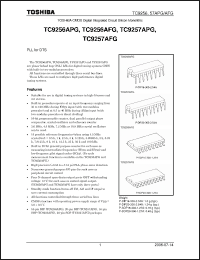 Click here to download TC9256AFG Datasheet