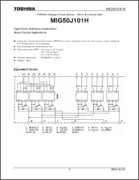 Click here to download MIG50J101H Datasheet