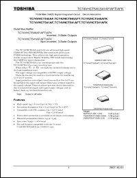 Click here to download TC74VHCT540AFK Datasheet