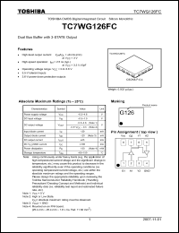 Click here to download TC7WG126FC Datasheet