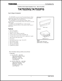 Click here to download TA7522SG Datasheet