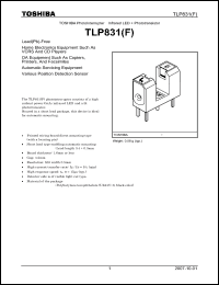 Click here to download TLP831_07 Datasheet