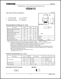 Click here to download 1SS413 Datasheet