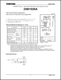 Click here to download 2SB1020A_06 Datasheet