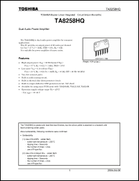 Click here to download TA8258HQ Datasheet