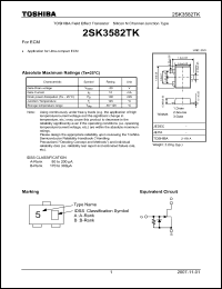 Click here to download 2SK3582TK Datasheet