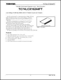 Click here to download TC74LCX16244FT_07 Datasheet