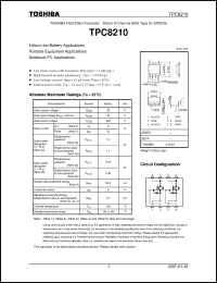 Click here to download TPC8210_07 Datasheet