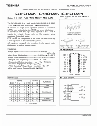 Click here to download TC74HC112AFN Datasheet