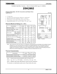 Click here to download 2SK2882_06 Datasheet