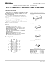 Click here to download TC74AC139F Datasheet