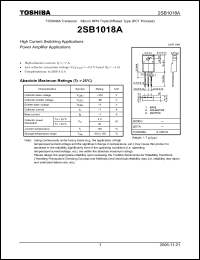 Click here to download 2SB1018A_06 Datasheet