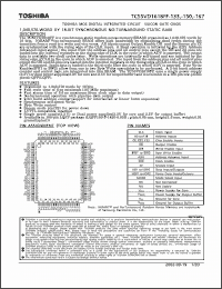 Click here to download TC55VD1618FF-167 Datasheet