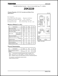 Click here to download K2229 Datasheet