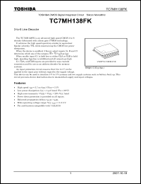 Click here to download TC7MH138FK_07 Datasheet