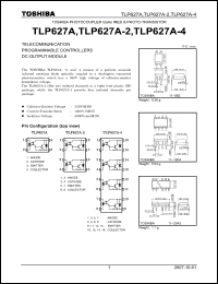Click here to download TLP627A-2 Datasheet