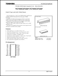 Click here to download TC74HC373AP_07 Datasheet