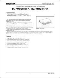 Click here to download TC7MH240FK Datasheet