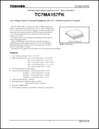 Click here to download TC7MA157FK_07 Datasheet