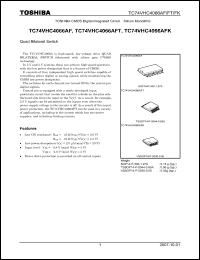 Click here to download TC74VHC4066AFT Datasheet
