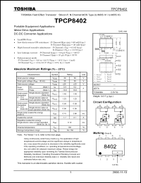 Click here to download TPCP8402 Datasheet
