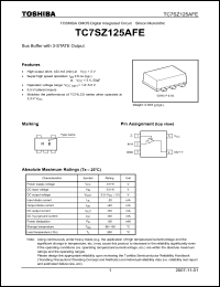 Click here to download TC7SZ125AFE_07 Datasheet