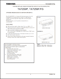 Click here to download TA7259FG Datasheet