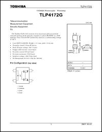 Click here to download TLP4172G_07 Datasheet