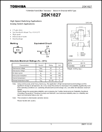Click here to download 2SK1827_07 Datasheet