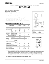 Click here to download TPCS8302_07 Datasheet