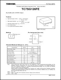 Click here to download TC7SG126FE Datasheet