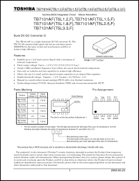 Click here to download TB7101AFT5L1.8F Datasheet