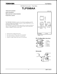Click here to download TLP598AA Datasheet