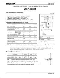 Click here to download 2SK3868 Datasheet